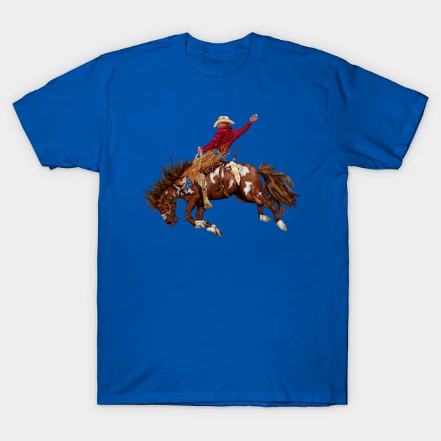 Vintage rodeo cowboy T-Shirt by rlnielsen4